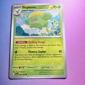 skiploom - 002/193 (uncommon) — pokemon: paldea evolved